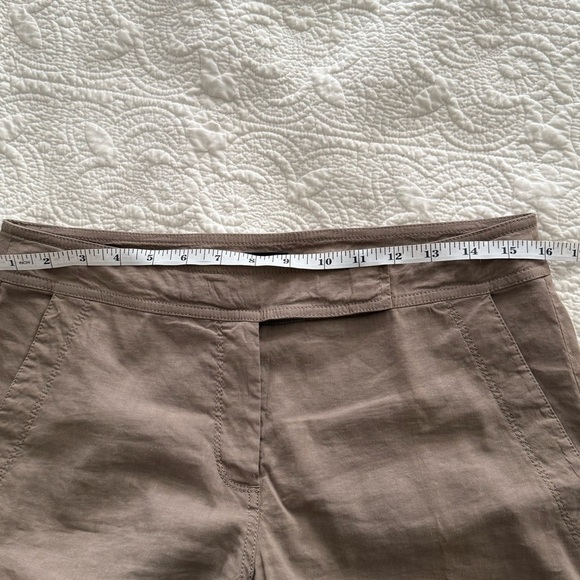 Eileen Fisher Linen Blend straight leg classic mid rise trousers 6 - Picture 5 of 10